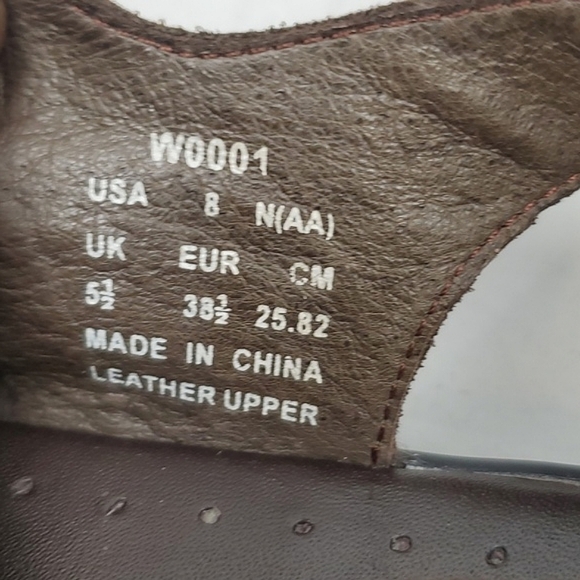 Propet Brown Leather Sandal - Picture 8 of 9